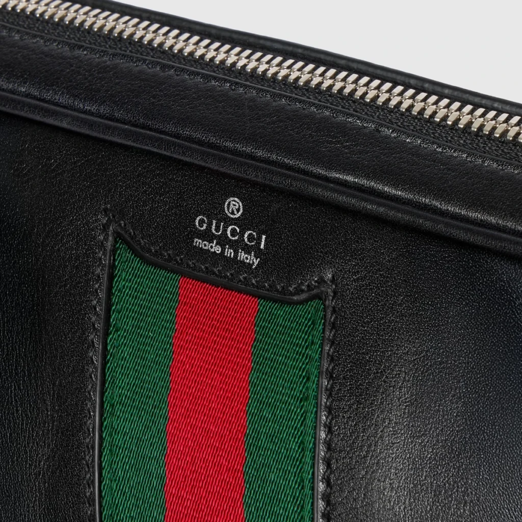 Gucci Web Trademark Small Crossbody Bag - Black