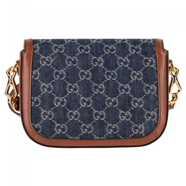 Gucci 1955 Mini Shoulder Bag in Canvas - Blue