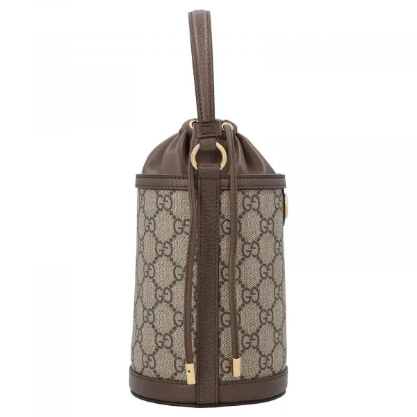 Gucci Ophidia Style Bucket Crossbody - Beige
