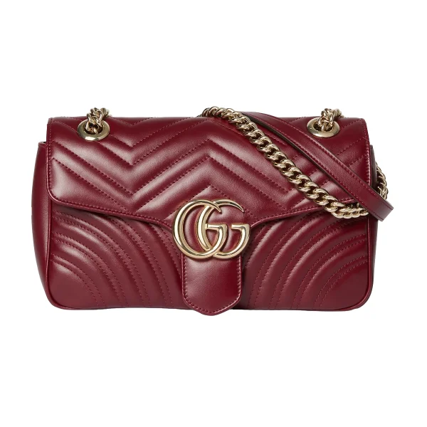 Gucci 2.0 matelassé leather mini shoulder bag - Red