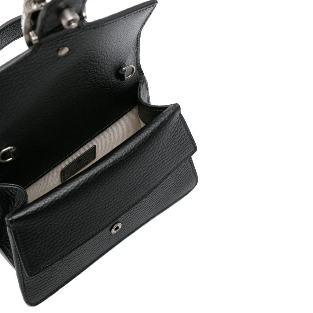 Gucci Dionysus Chain Crossbody Bag Black