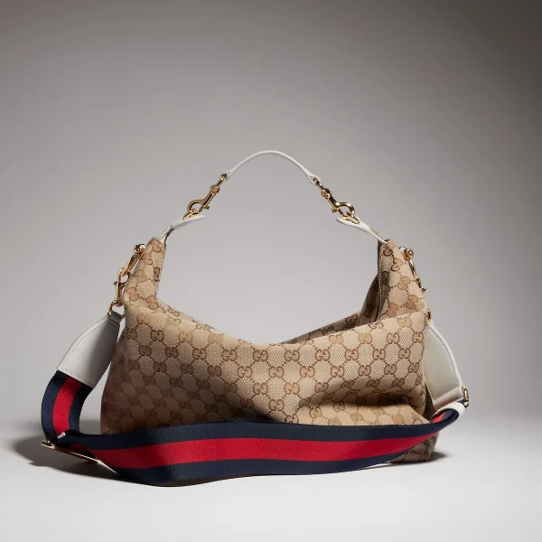 Gucci Brera Medium Crossbody Bag Beige