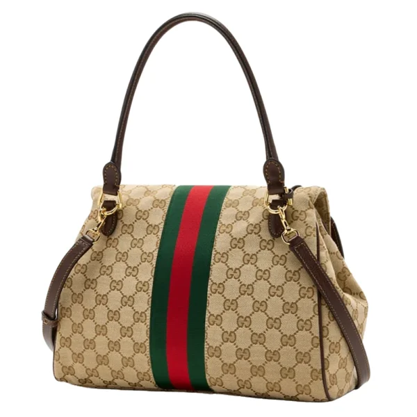 Gucci Paparazzo Medium Top Handle Bag Beige