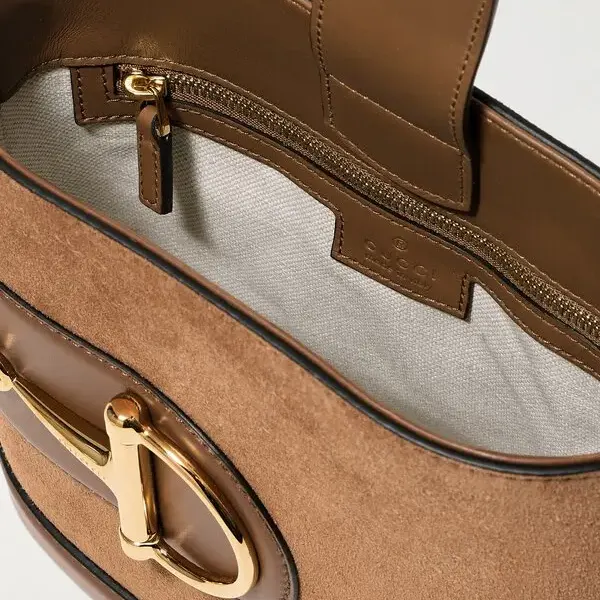 Gucci Horsebit Bucket Bag - Brown