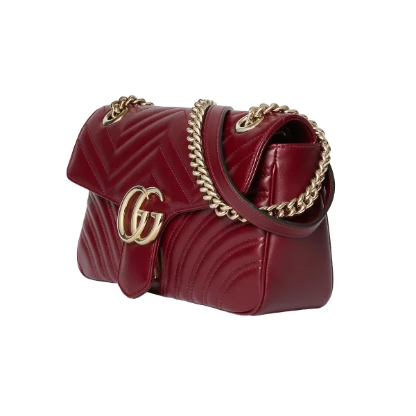 Gucci 2.0 matelassé leather mini shoulder bag - Red