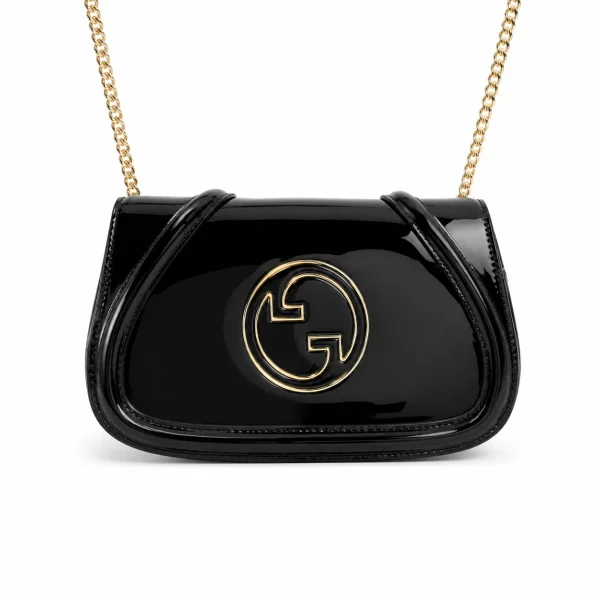 Gucci Blondie Patent Leather Mini Bag - Black