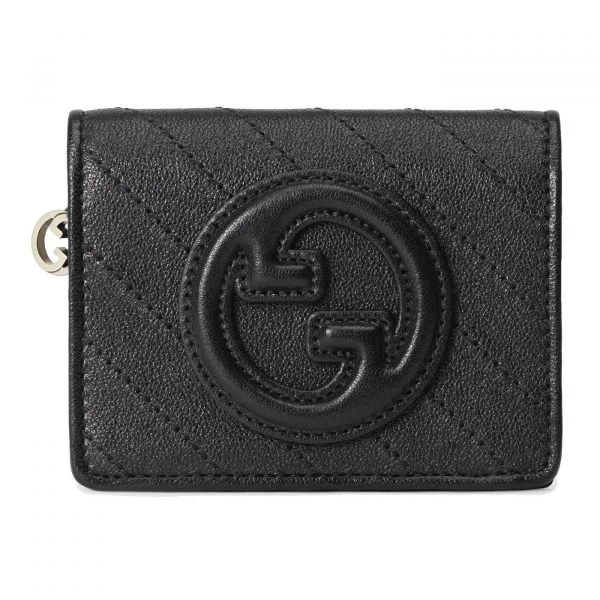 Gucci Card Case Women's Wallet - Black