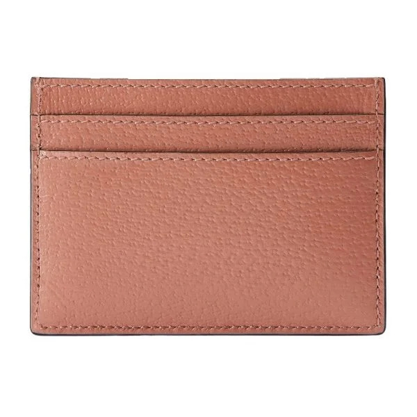 Gucci Ophidia GG Card Holder - Pink