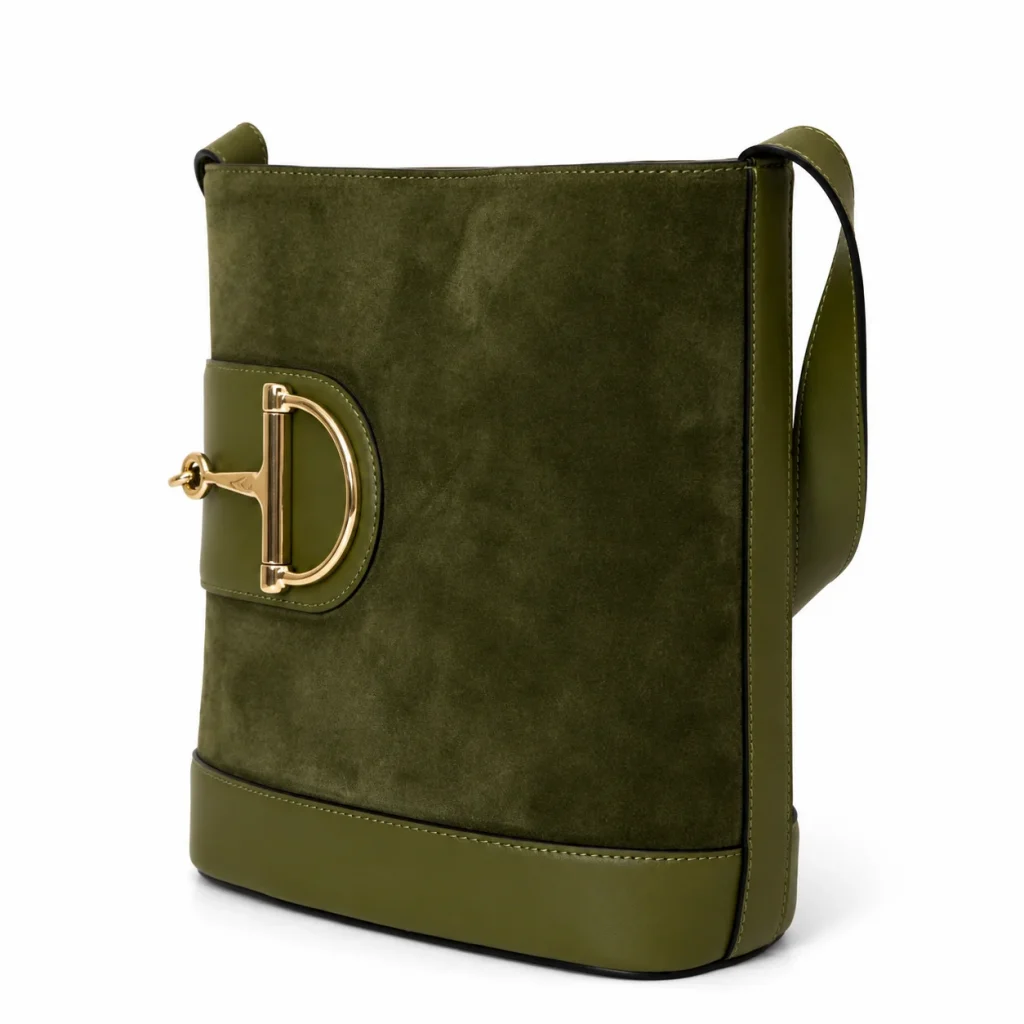 Gucci Horsebit Bucket Bag - Green