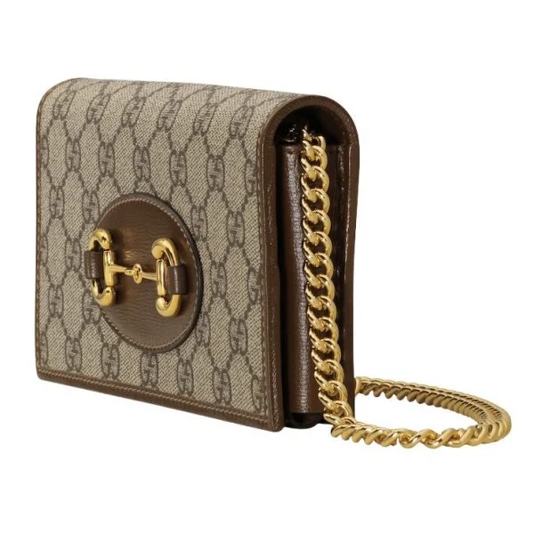 Gucci 1955 chain wallet - Brown