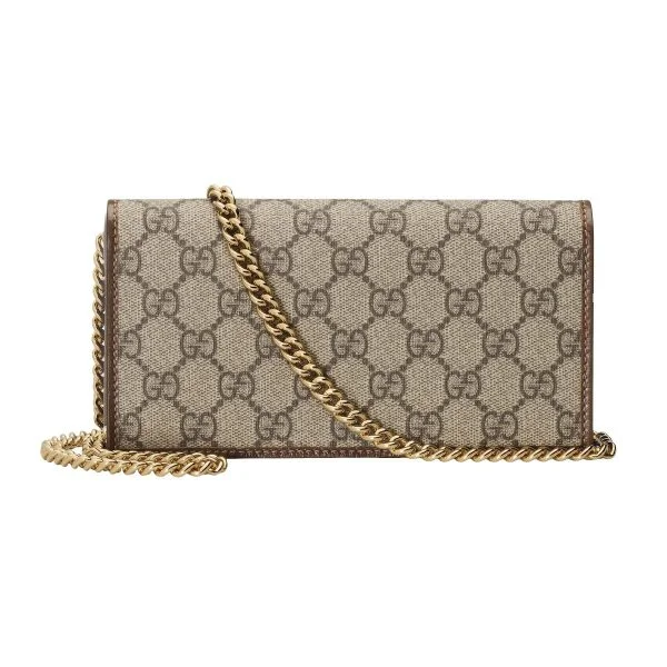 Gucci 1955 chain wallet - Brown