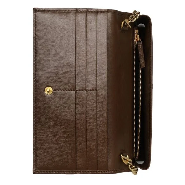 Gucci 1955 chain wallet - Brown