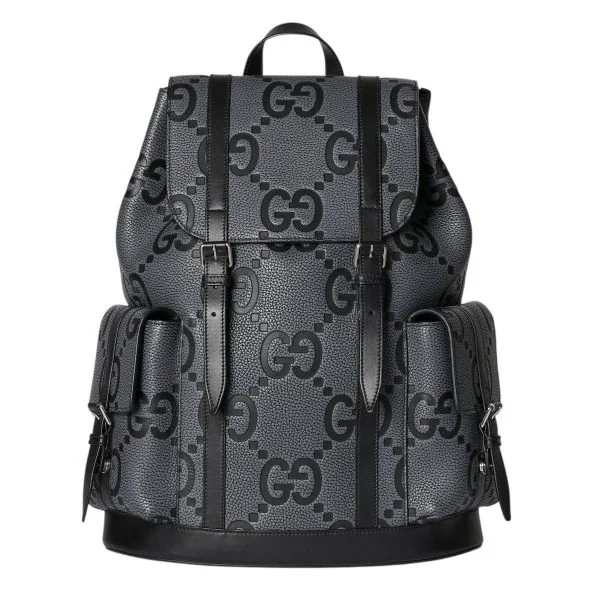Gucci jumbo large backpack - Grey