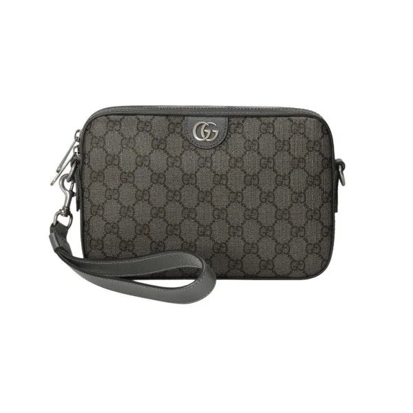 Gucci Ophidia Style Messenger Bag - Grey