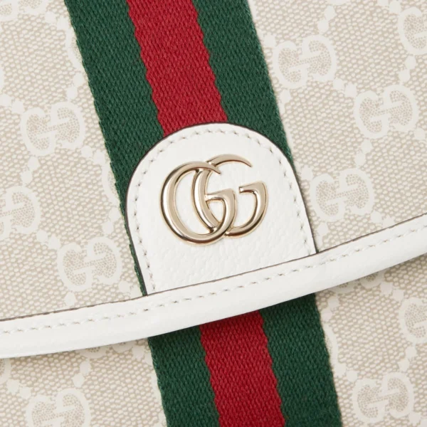 Gucci Ophidia Small Top Handle Bag White