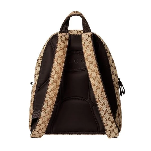 Gucci Monogram Canvas Backpack Beige