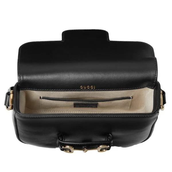 Gucci 1955 Mini Shoulder Bag in Canvas - Black