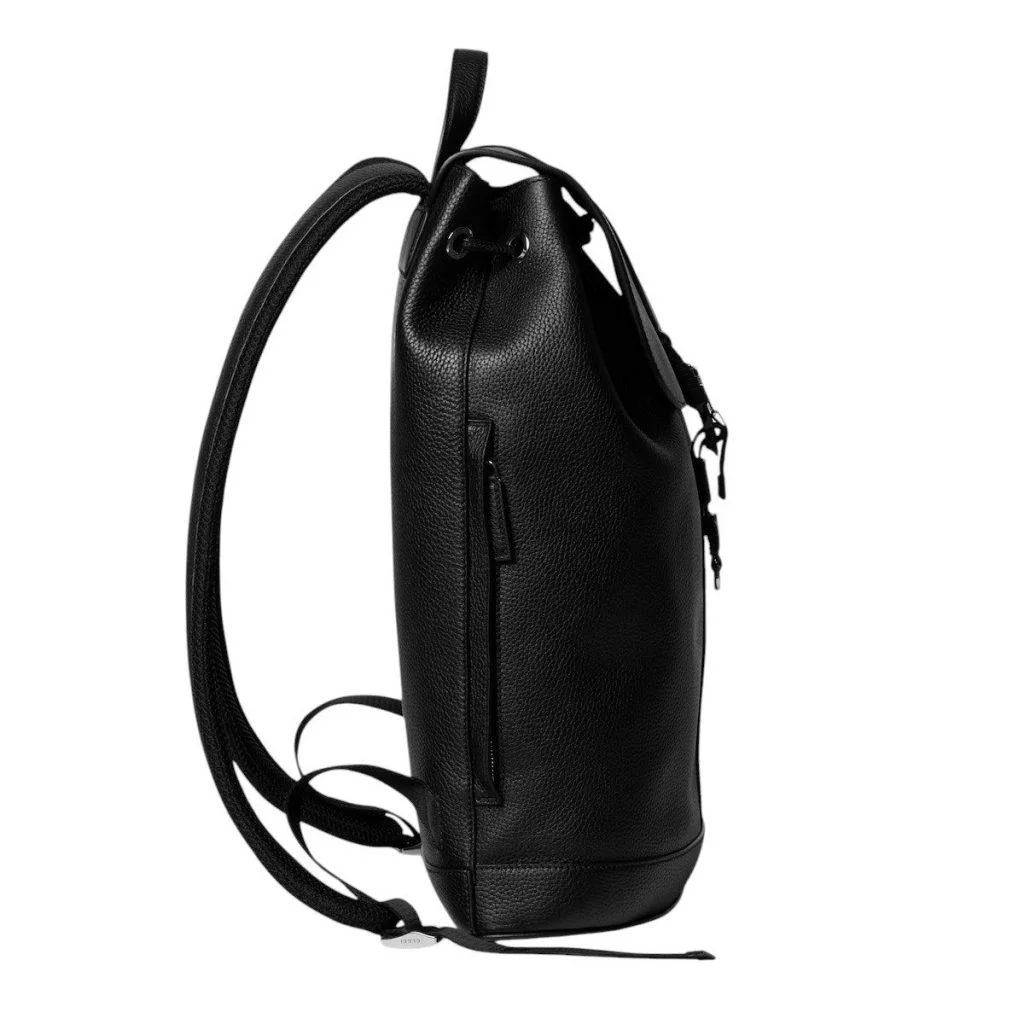 Gucci Minimal Leather Rucksack Black