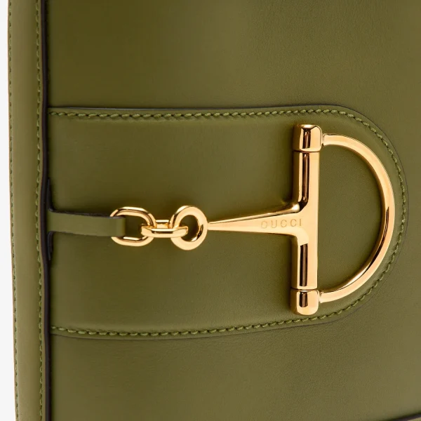Gucci Arabella Horsebit Bucket Bag - Green