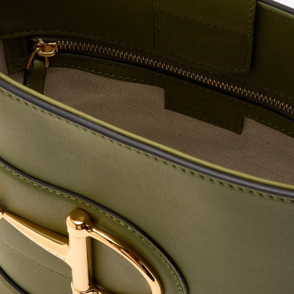 Gucci Arabella Horsebit Bucket Bag - Green