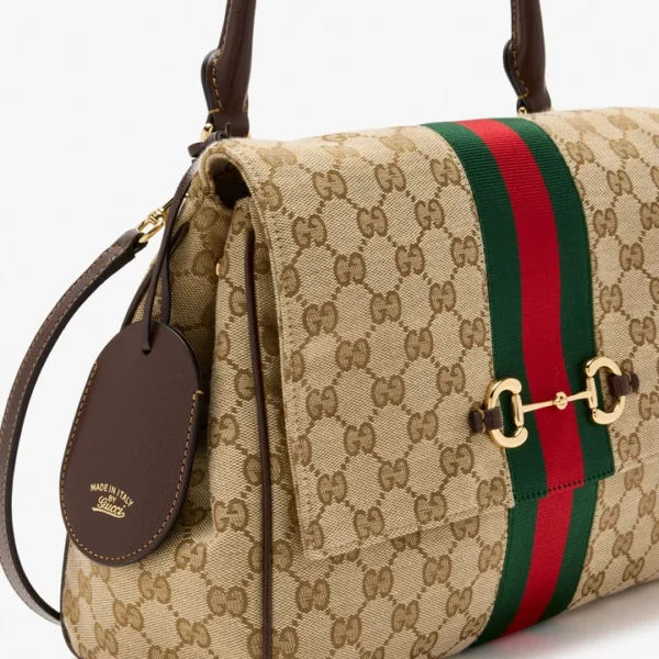 Gucci Paparazzo Medium Top Handle Bag Beige