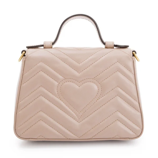 Gucci GG Marmont Mini Top Handle Bag - Pink