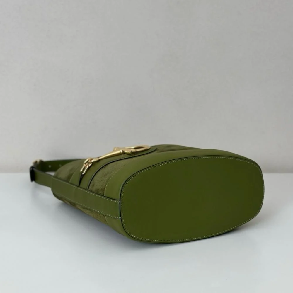 Gucci Horsebit Bucket Bag - Green