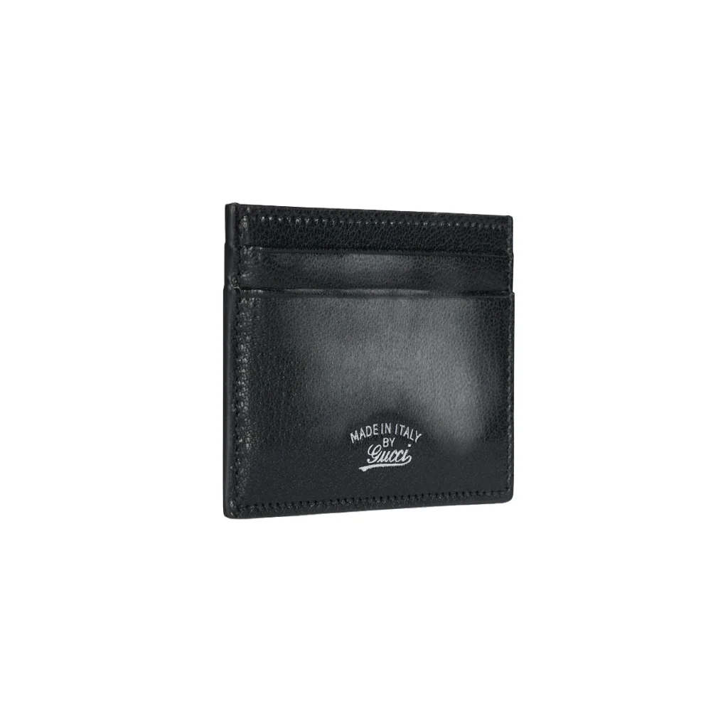 Gucci Lira Slim Card Case - Black
