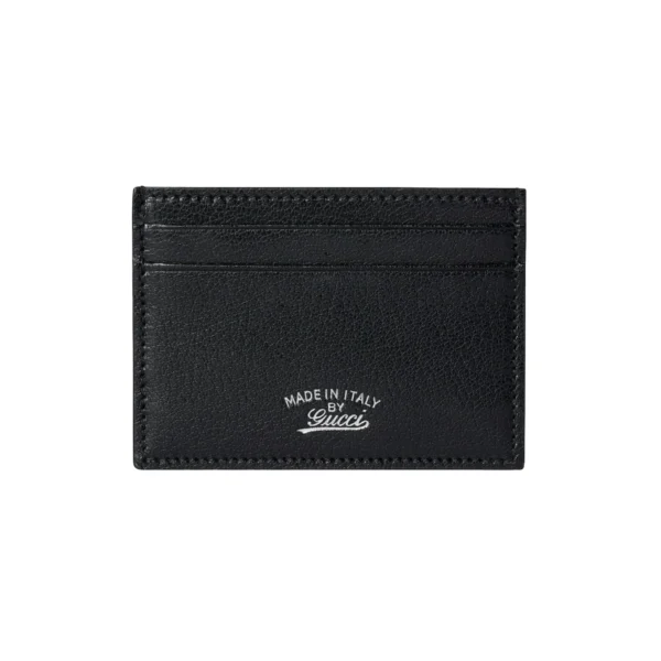 Gucci Lira Slim Card Case - Black