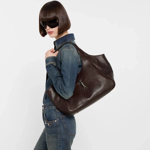 Gucci Mercato Large Tote Bag - Brown