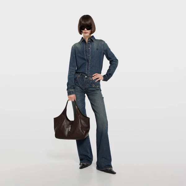 Gucci Mercato Large Tote Bag - Brown