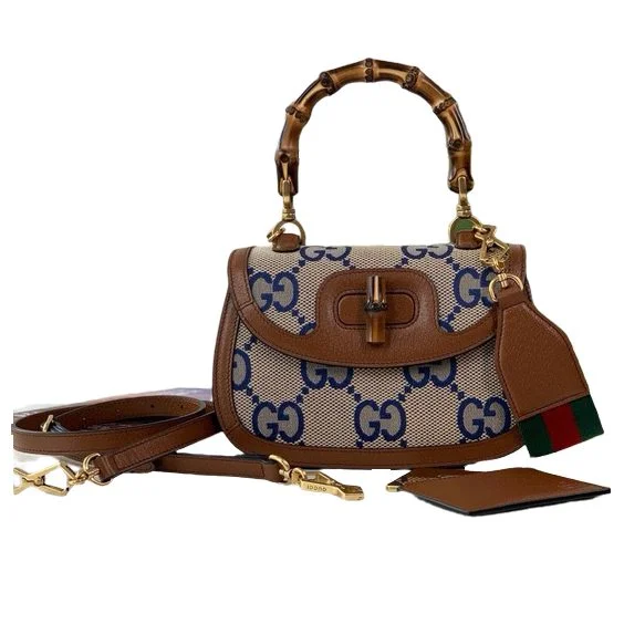 Gucci Bamboo 1947 mini bag - Blue