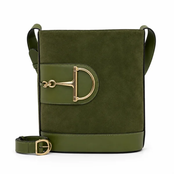 Gucci Horsebit Bucket Bag - Green