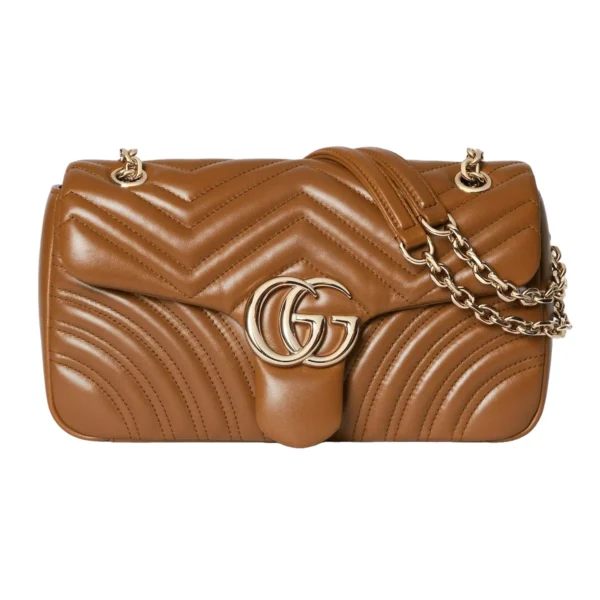 Gucci 2.0 matelassé leather mini shoulder bag - Brown