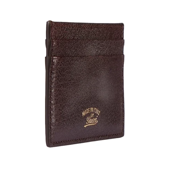 Gucci Lira Slim Card Case - Brown