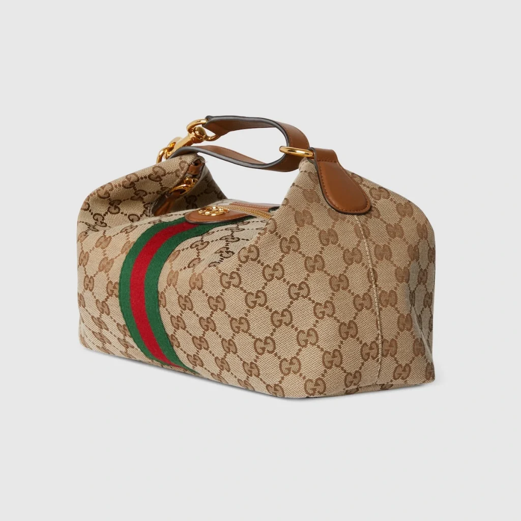 Gucci Vanity Medium Top Handle Bag - Beige