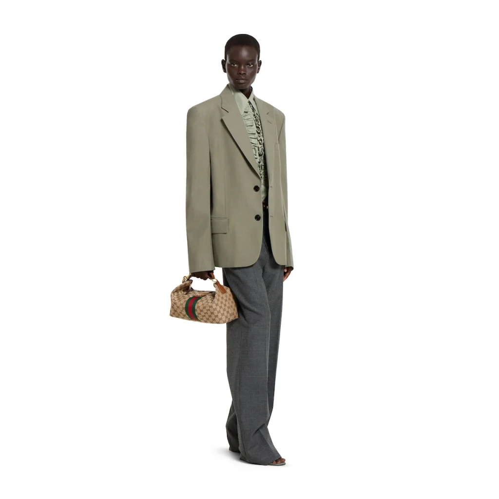 Gucci Vanity Medium Top Handle Bag - Beige