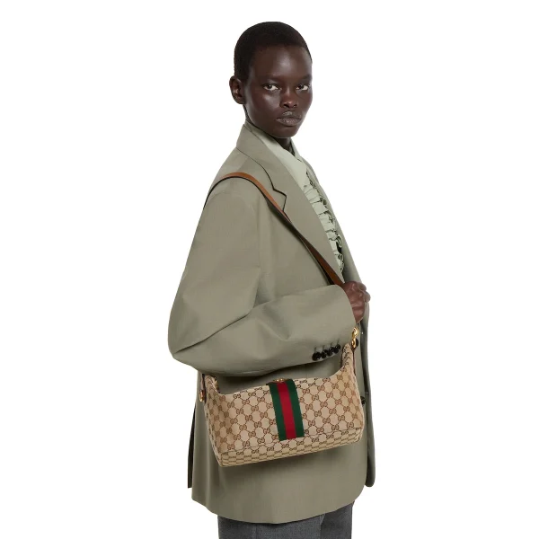 Gucci Vanity Medium Top Handle Bag - Beige