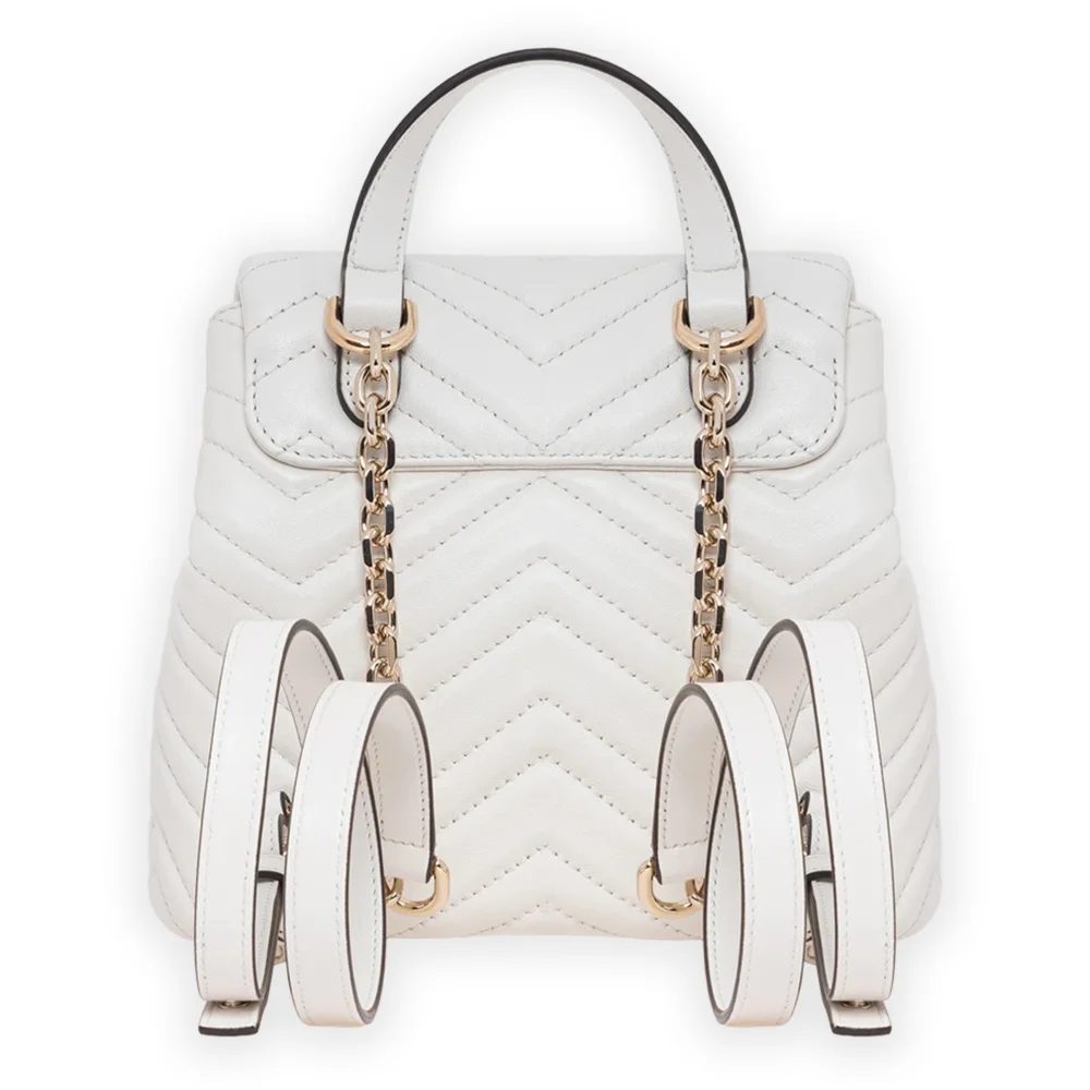 Gucci GG Marmont Mini Backpack - White