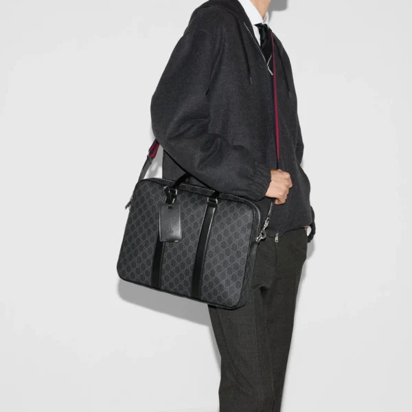 Gucci GG Black Medium Briefcase