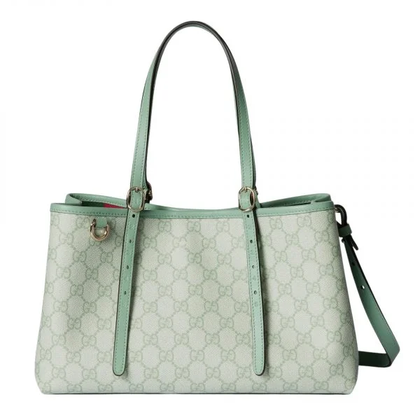 Gucci GG Canvas Tote Bag - Green