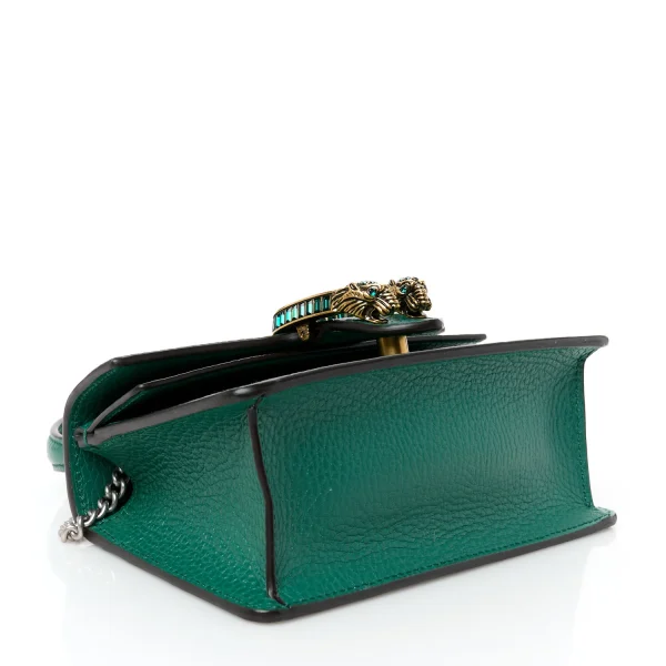 Gucci Crystal Mini Dionysus Top Handle Bag Emerald - Green