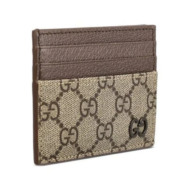 Gucci Two-tone card case - Brown