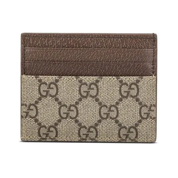 Gucci Two-tone card case - Brown
