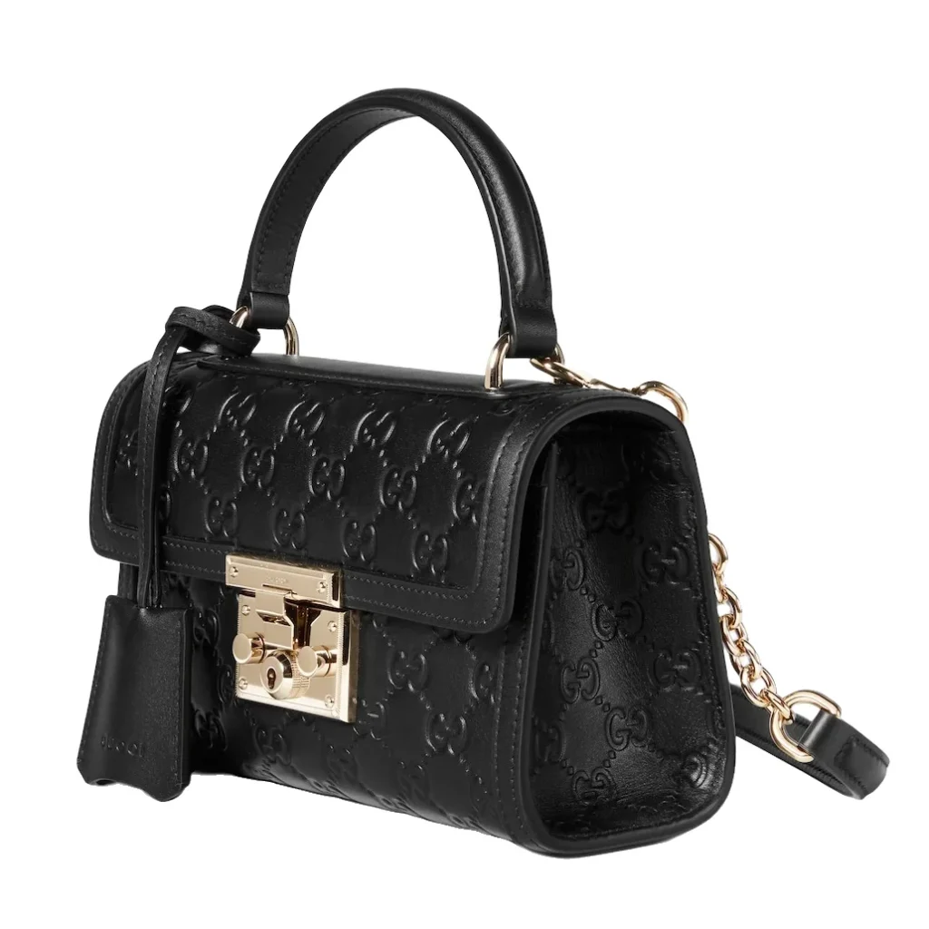 Gucci Padlock Small Top Handle Bag - Black