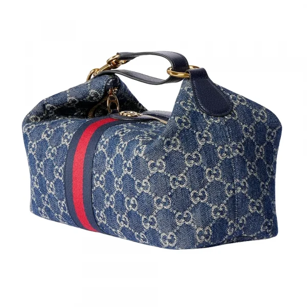 Gucci Vanity Medium Top Handle Bag - Blue