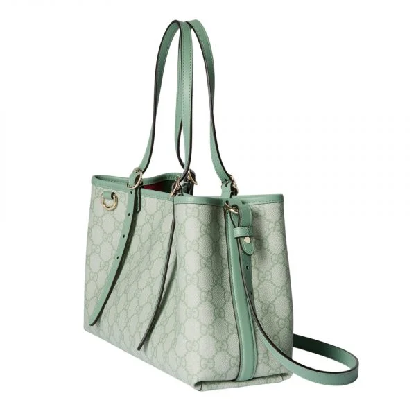 Gucci GG Canvas Tote Bag - Green