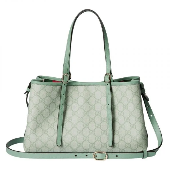 Gucci GG Canvas Tote Bag - Green