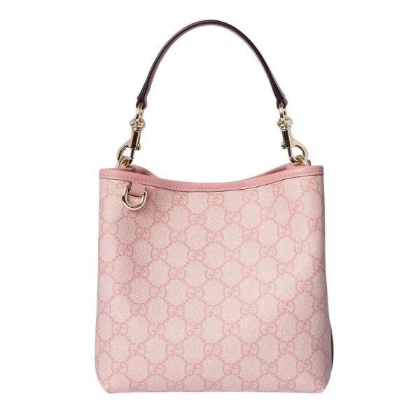 Gucci GG Canvas Mini Shoulder Bag - Pink