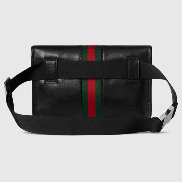Gucci Web Trademark Small Belt Bag Black